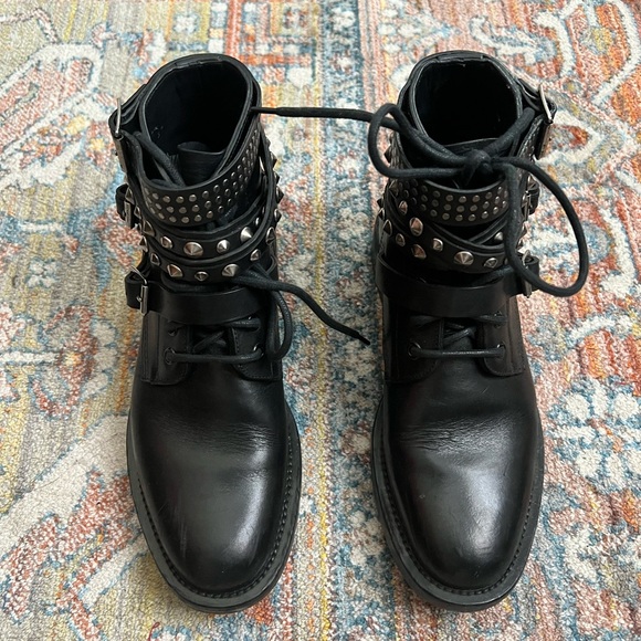 Saint Laurent, combat boots, size 37 - Picture 2 of 11